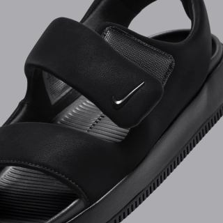The Nike Calm Sandal Surfaces in Triple Black | House of Heat°